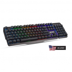 Yenkee YKB 3500US Katana mechanikus gamer US billentyűzet fekete